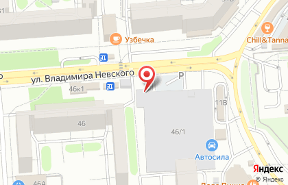 Шиномонтажная мастерская на ул. Владимира Невского, 46/1 к1 на карте