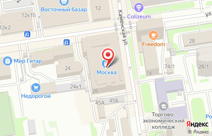 Магазин Профи на улице Крылова на карте