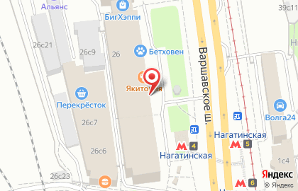 Салон сотовой связи МегаФон на Варшавском шоссе на карте