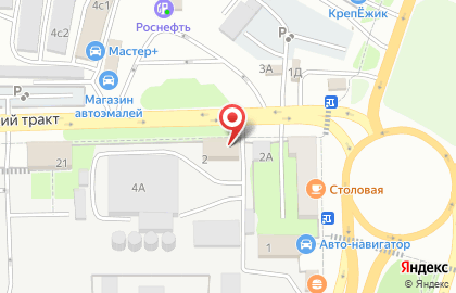 Столовая Поваренок на Сокурском тракте на карте
