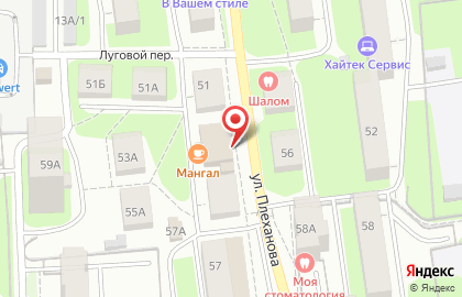 Швейная мастерская в Дзержинском районе на карте