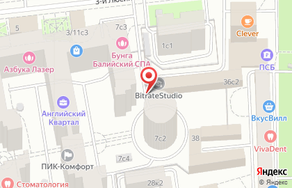 ООО ЭНЕРГОАВТОМАТИКА в 3-м Люсиновском переулке на карте