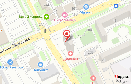 Торговая компания Натяжные потолки №1 на улице 30 лет Победы на карте