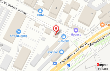 Торговая компания Метиз-Центр в Кировском районе на карте