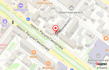 Компания Натяжные потолки ЭВИТА на проспекте Расула Гамзатова на карте