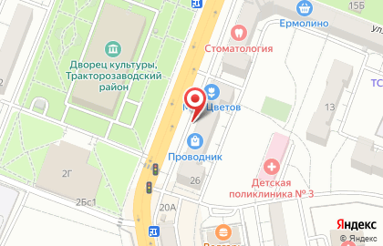 Страховой агент в Тракторозаводском районе на карте