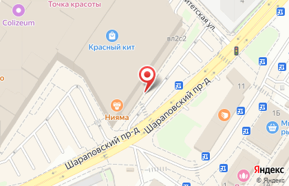Бьюти-бар Rugti в Шараповском проезде на карте