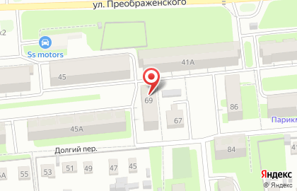Продуктовый магазин ФОРТУС на улице Южакова на карте