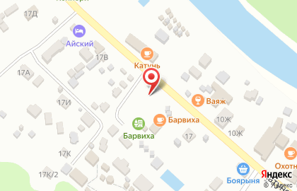 Барвиха в Барнауле на карте