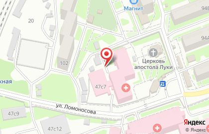 Поликлиника №4 Красноярская межрайонная детская клиническая больница №1 в Красноярске на карте