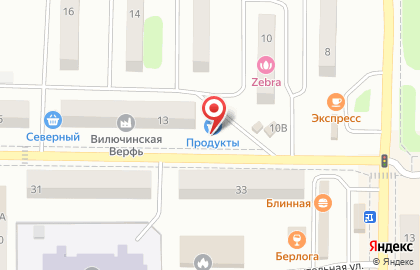 Продуктовый магазин Русь в Петропавловске-Камчатском на карте