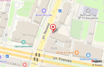 Магазин Мишка на улице Ленина на карте