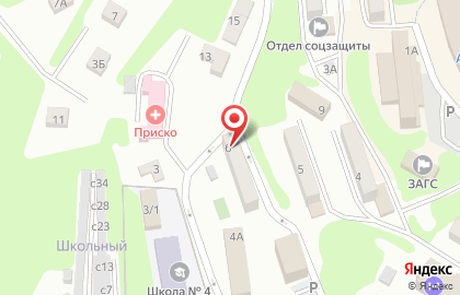 Агентство недвижимости Новосёл на Школьной улице на карте