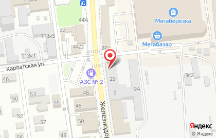 Сахалинская швейная фабрика Вера на Железнодорожной улице на карте