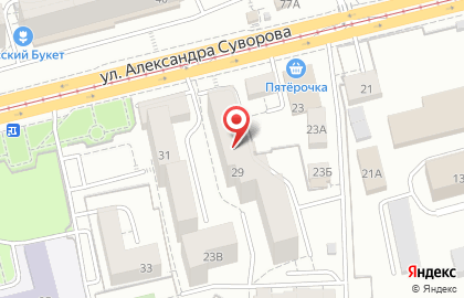 Многопрофильный медицинский центр Поликлиника на улице А.Суворова на карте