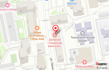 Структурное подразделение №1 Сыктывкарская городская поликлиника №3 на улице Ленина, 27 на карте