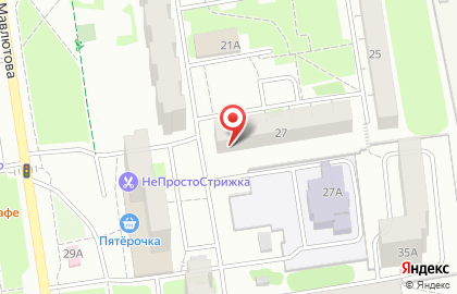 Детская художественная школа №5 на улице Хусаина Мавлютова на карте