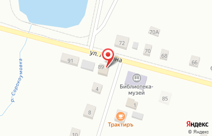 Продуктовый магазин У Нади на улице Ленина на карте