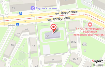 Детский сад №75 комбинированного вида в Санкт-Петербурге на карте