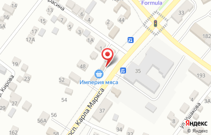 Магазин фруктов и овощей в Ростове-на-Дону на карте