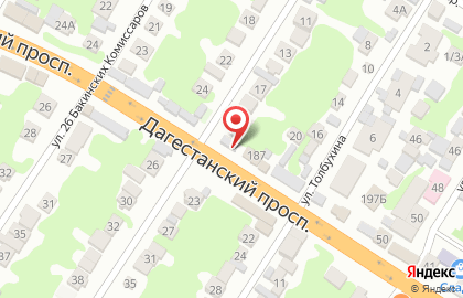 Салон красоты Оливия в Дагестанских Огнях на карте