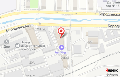 Станочник ДВ на Бородинской улице на карте