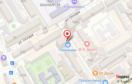 Супермаркет Панорама в Дербенте на карте