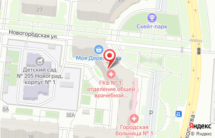 Детский развлекательный центр ЛеоЛандия на Новогородской улице на карте