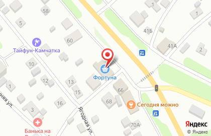 Магазин Фортуна в Елизово на карте
