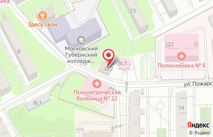 Паб-ресторан Пить Есть! на улице Пожарского на карте