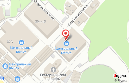 Центральный рынок на Спартаковской улице, 30 лит в на карте