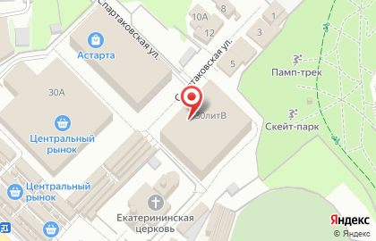 Автомат по продаже кофе на Спартаковской улице на карте