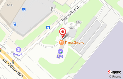 Пиццерия Папа Джонс в Москве на карте