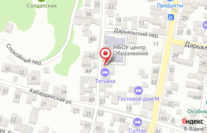 Гостиница Камила на карте