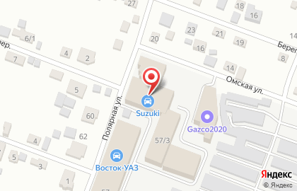 АвтоЦентр на Полярной на карте