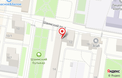 Продовольственный магазин Полянка в Тюмени на карте
