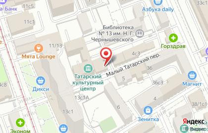 Содис на Новокузнецкой на карте