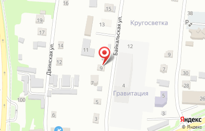 Частный детский сад Babyland на Байкальской улице на карте
