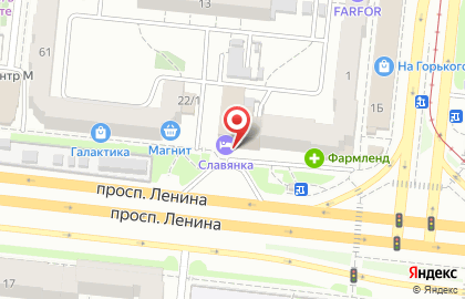 Салон мебели ВИМ в Тракторозаводском районе на карте