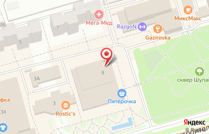 Супермаркет Seven в Ленинском районе на карте