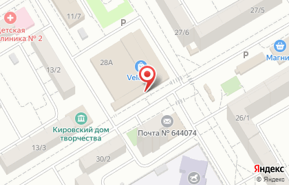 Производственно-торговая компания Окна Трокал в Кировском районе на карте