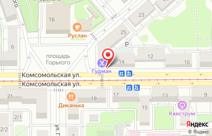 Салон-парикмахерская в Челябинске на карте