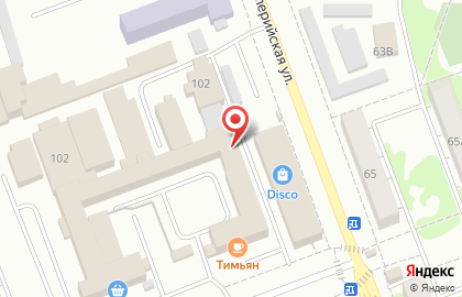 Торговая фирма Европрестиж в Тракторозаводском районе на карте