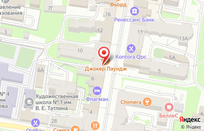 Небо на Московской улице на карте
