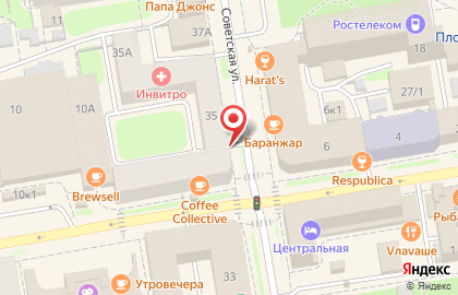 Аутлет на Советской улице на карте