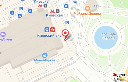Кофейня way кофейный бар на площади Киевского Вокзала на карте