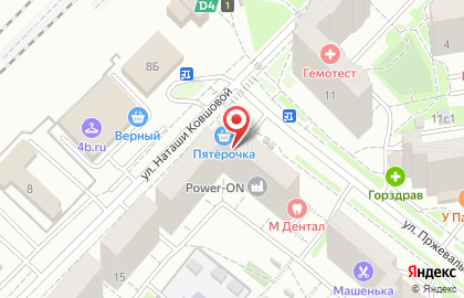Супермаркет Пятёрочка на улице Пржевальского на карте