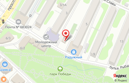 Магазин Мега Кега в Петропавловске-Камчатском на карте