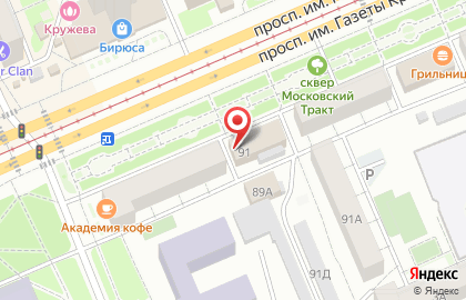 Зенит на карте
