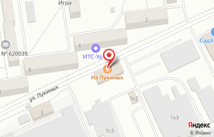Вольтаж Екатеринбург на улице Лукиных на карте